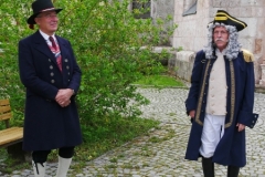 Wasti Weger und  Stadtführer Sepp Knott (Salzmaier)